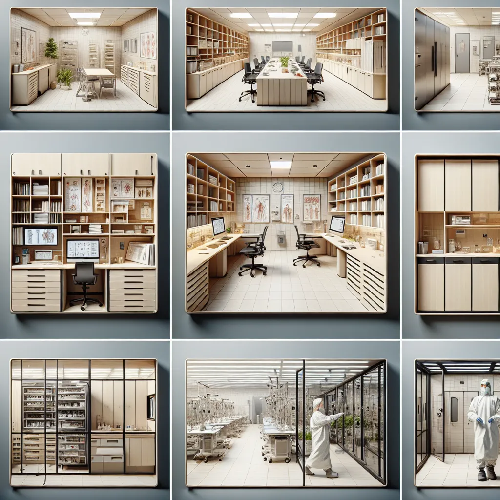 Różnorodność szafek HPL: idealne rozwiązania do biura, szpitali i obiektów użyteczności publicznej