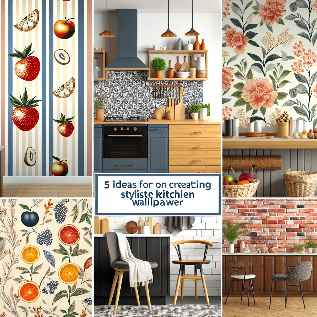 5 Pomysłów na Stylowe Tapety Kuchenne: Odkryj Najnowsze Trendy